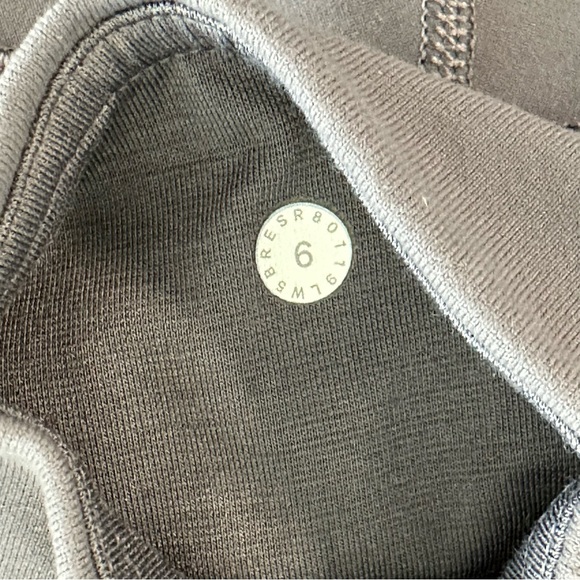 Lululemon Groove Pant Straight *32" Titanium Grey sz6 EUC LUON - Picture 5 of 6